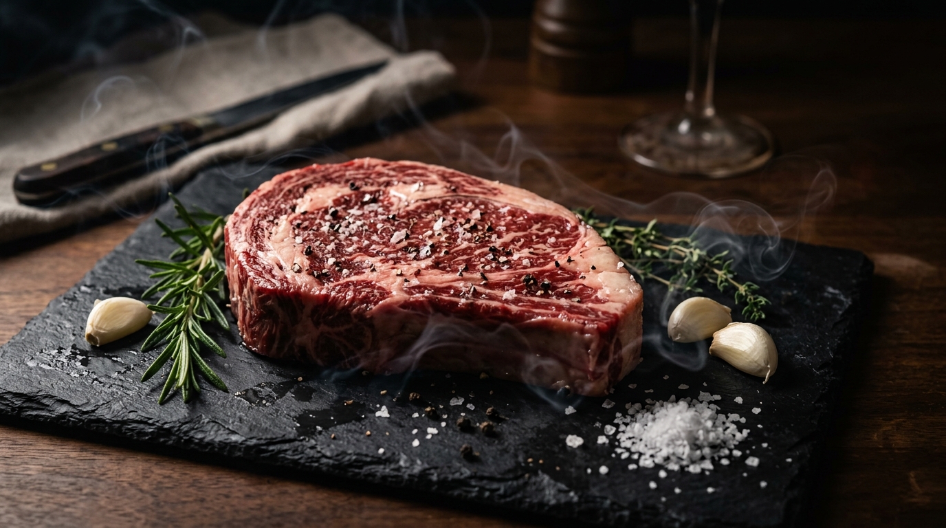 Bife de Ancho Premium Grelhando